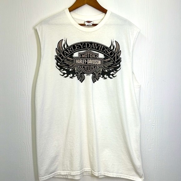 Harley Davidson - 2015 Thunder Tower Columbia SC Sleeveless Graphic Shirt XL - Picture 7 of 10